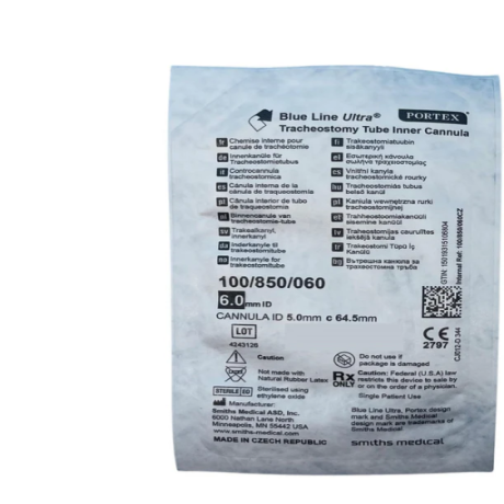 Smiths Portex Blue Line Ultra Tracheostomy Tube Inner Cannula Size 6